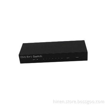 8X1 hot sale DVI  Switcher with IR Remote Control Function
